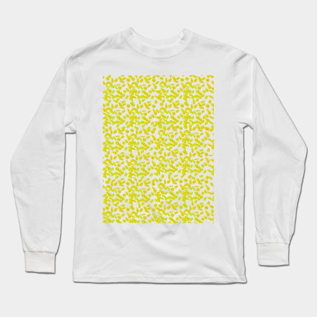 Oliver’s Gold Coins Falling - Pattern Long Sleeve T-Shirt by ButterflyInTheAttic